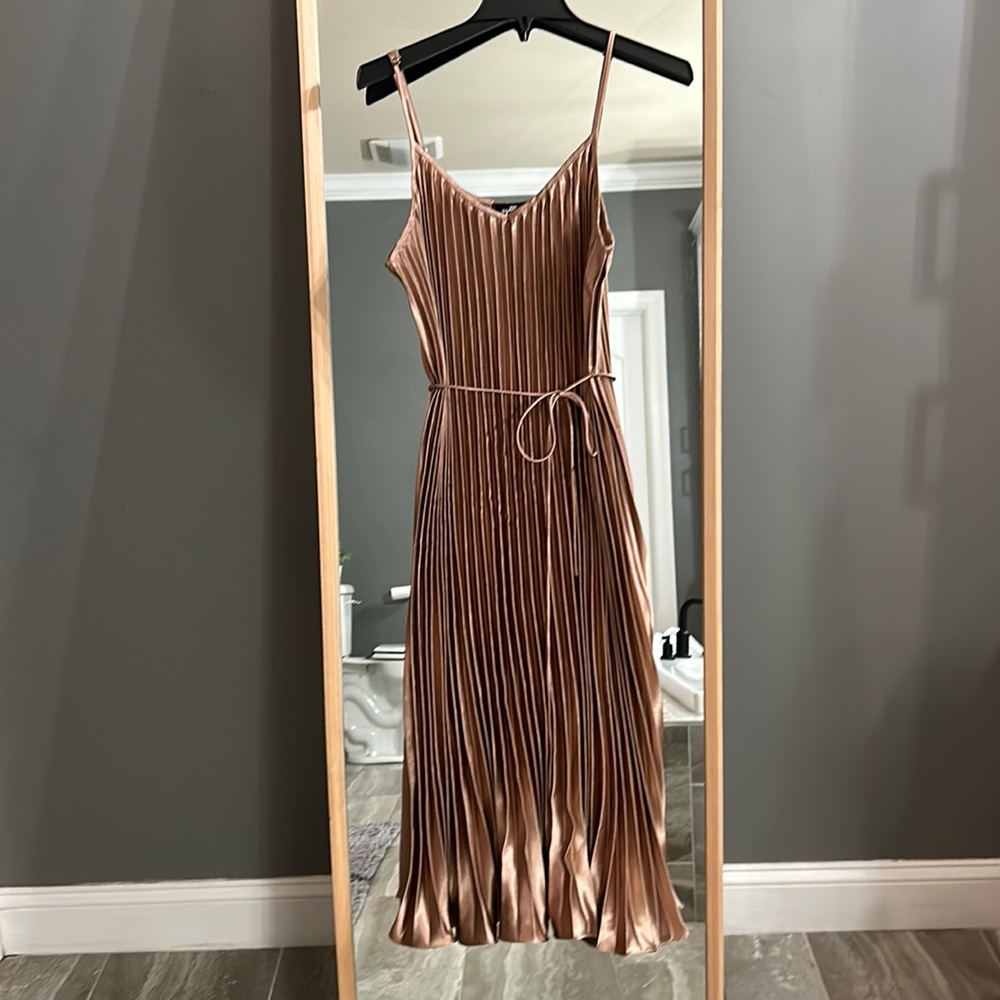Satin Midi Dress